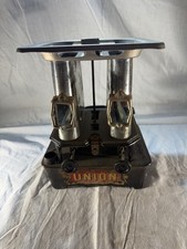 Antique Union Kerosene Sad Iron Heater Stove Double Burner- Gardner Mass. Usa
