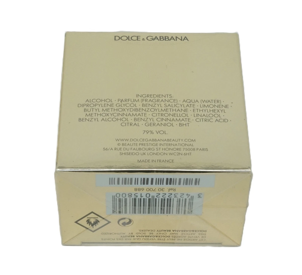 Dolce & Gabbana Gold the one eau Parfum Intense 30 ml