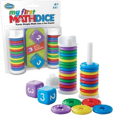 ThinkFun My First Math Dice - Engaging Counting Game for Kids | Enhances Math...