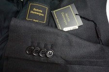 Sartoria Partenopea Dark Gray S140s Wool 2 Pc Suit Jacket Pants 46R BRAND NEW