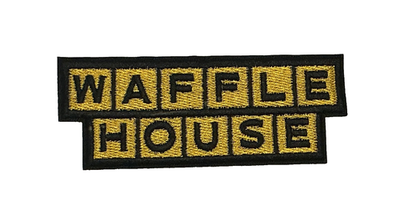 #ad WAFFLE HOUSE DINER RESTAURANT NEW OLD STOCK Embroidered Iron On Sew Patch $4.95