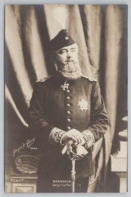 RPPC französischer Schauspieler Albert Brasseur in ''Le Roi'' Foto Reutlinger F.C.&Cie
