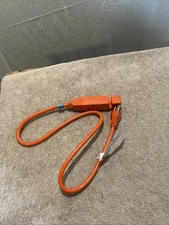 Indoor 3 ft. L Orange Extension Cord 14/3