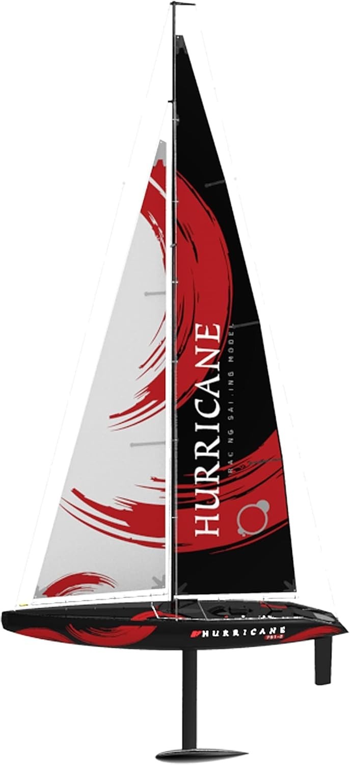 VOLANTEXRC RC Sailboat Hurricane 2.4Ghz Race Class Remote Co