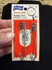 Vintage Prims Blanket Pins - Original Card