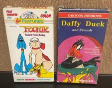 Toofur Fencer's Freaky Friday And Daffy Duck And Friends VHS 1990