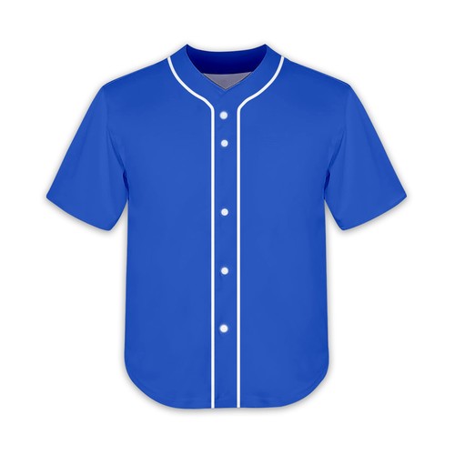 Kid's Baseball Button Down Jersey Blank Short Sleeve T Shirts - Multicolour - Picture 19 of 58