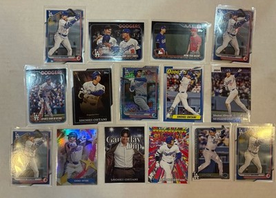 Shohei Ohtani 15 Card MLB Baseball Insert Card Lot Dodgers MVP   2