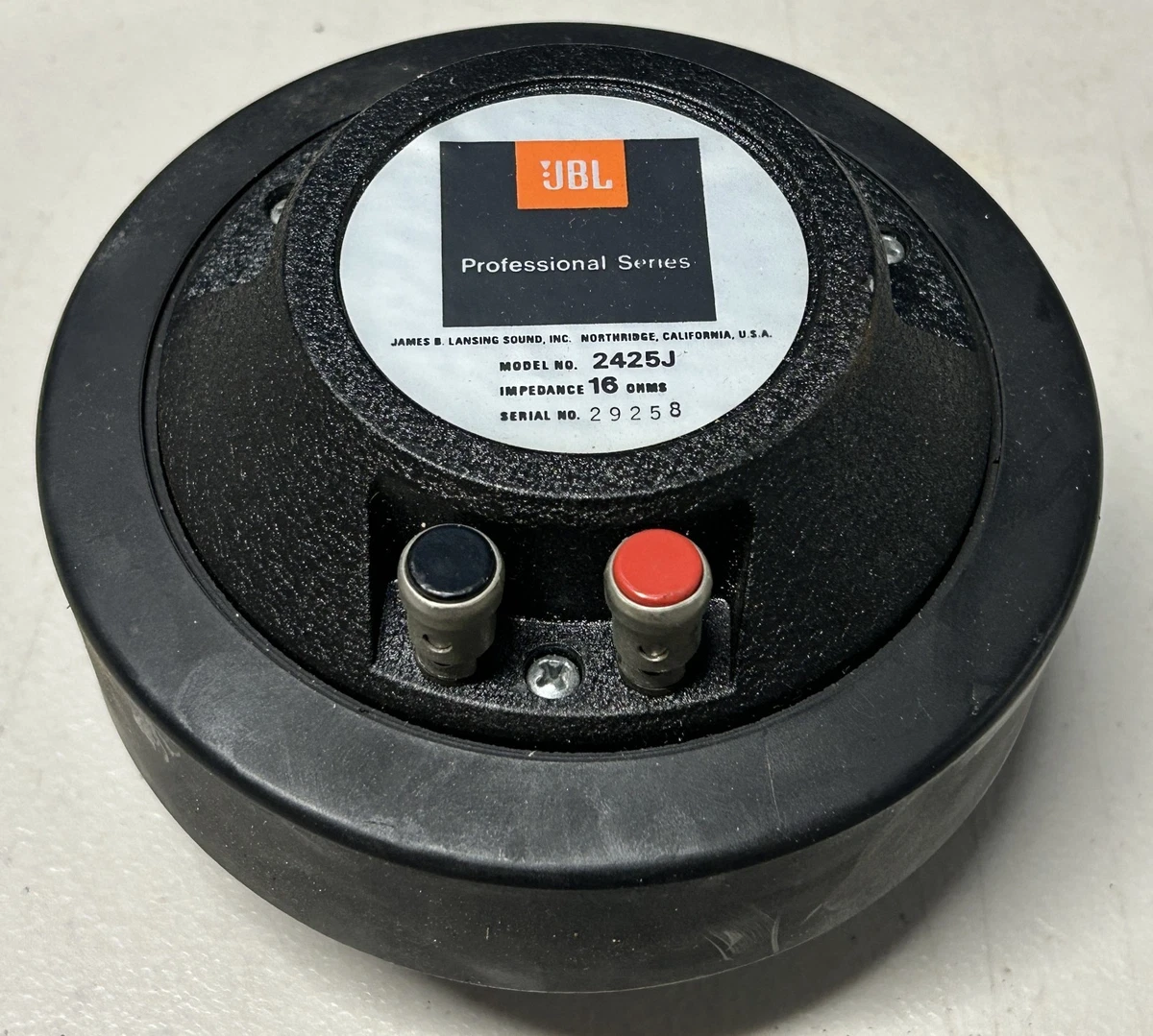 ＪＢＬ　２４２５Ｊ　ドライバー　（１個のみ） JBL 2425J ドライバー （1個のみ） 【公式通販】