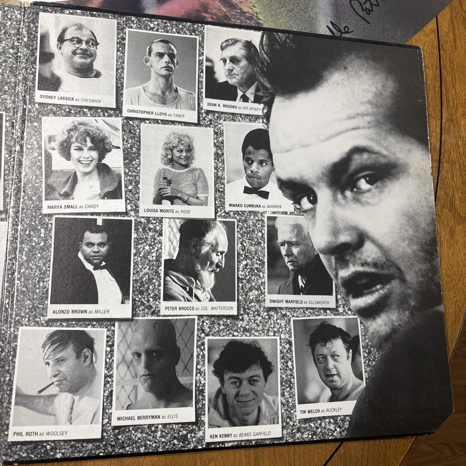 JACK NICHOLSON ONE FLEW OVER THE CUCKOO'S NEST SOUNDTRACK LP And Poster 1975 Foto 4 de 4