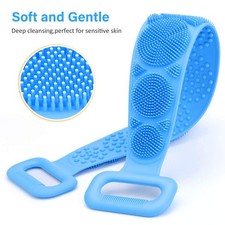 Silicone Bath Body Brush Long Home Kitchen Durable Multipurpose