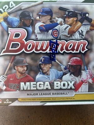 2024 Bowman Baseball Mega Box MLB New Factory Sealed 50 Cards