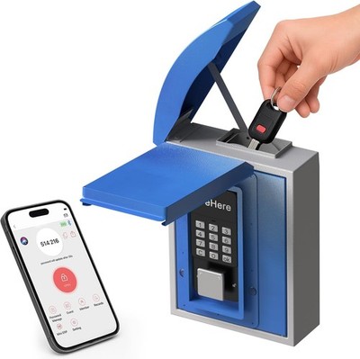 Key Safe Digital Bluetooth Key Drop Slot Wall Mount