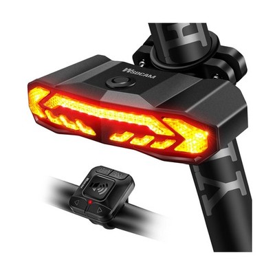 WSDCAM Smart Bike Light with Turn Signals, Brake Light, and Alarm Horn - Auto...