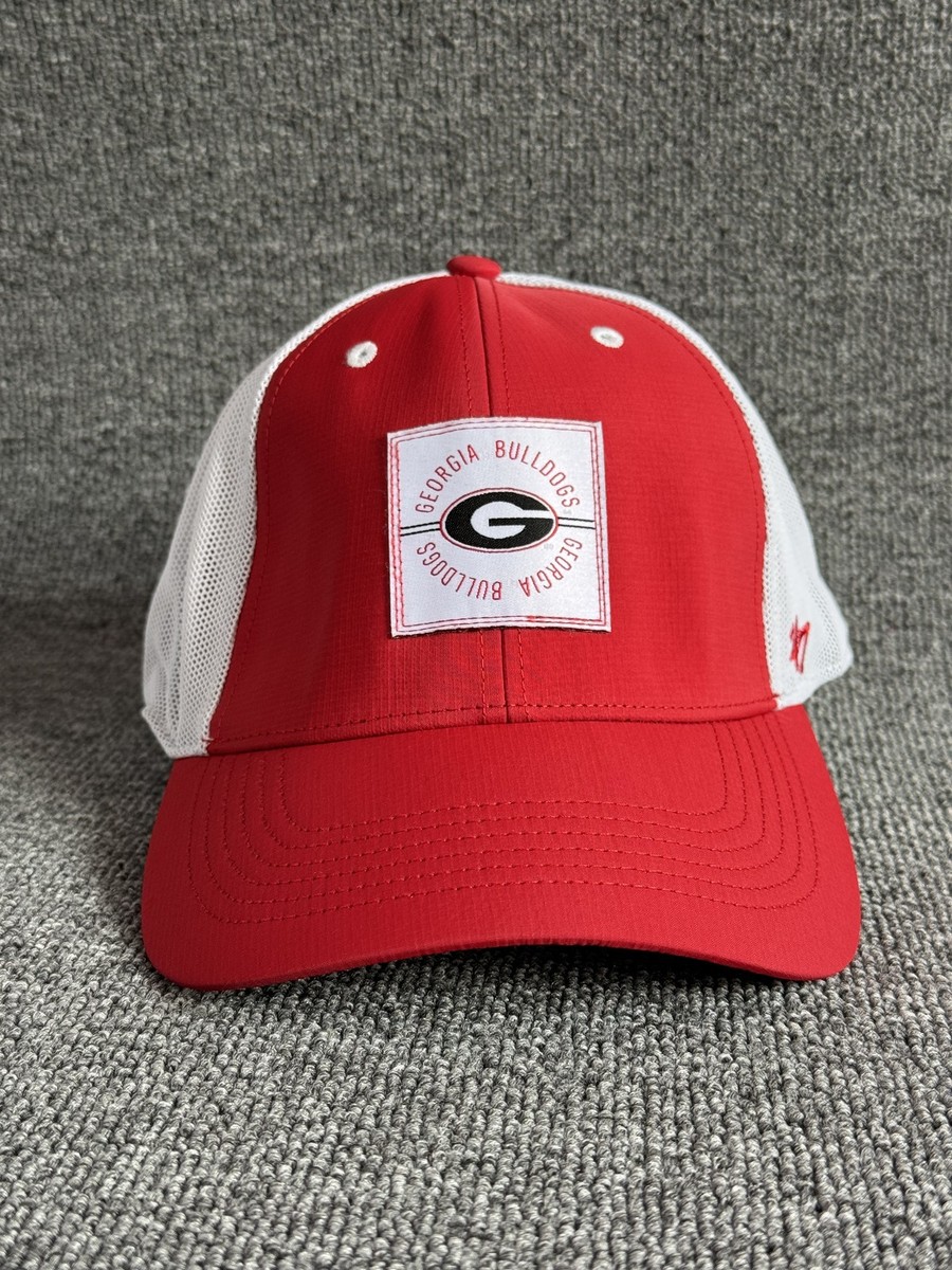 '47 Brand Georgia Bulldogs NCAA Trucker Strapback Red White Hat