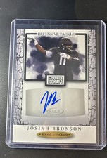Josiah Bronson 2021 Sage Premier Draft - Autographs #A120 (AU, RC) (A)