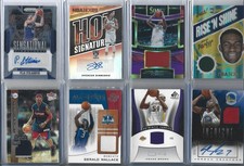 *13 BASKETBALL AUTOS GAME USED JERSEYS RELICS PATCHES CARD LOT*