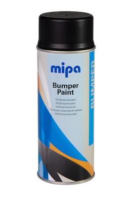 Mipa Bumper-Paint-Spray schwarz Stossstangenlack Struktur,Autolack 400ml