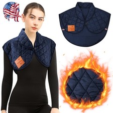 Holiday Gift USB Heated Shawl - Portable Warm Blanket for Men Women Home Office