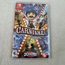Carnival Games Nintendo Switch 2018 New Sealed 55157-3 Fun For All Fast Ship