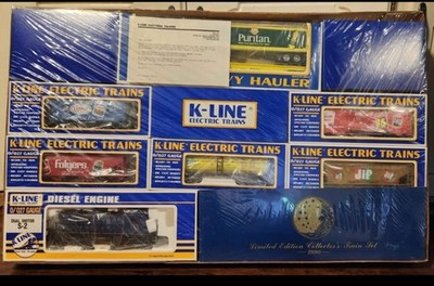 SEALED IN BOX 1990 P&G PROCTER & GAMBLE TRAIN SET K-LINE limited edition RARE!!!