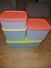 4 x Tupperware Gefrierbehälter  mit Deckel * Eiskristall *