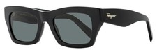 Ferragamo Bold Rectangular Sunglasses SF996S 001 Black 51mm