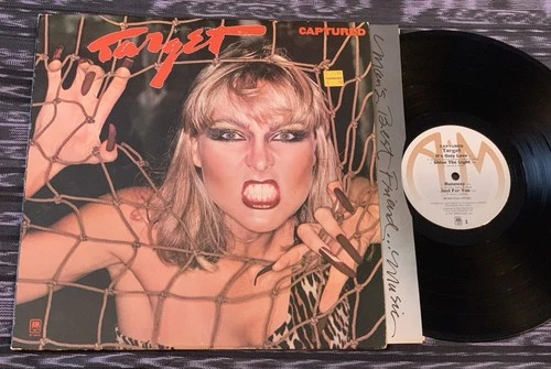 LP Near Mint- Target Captured 1977 vinyl black sabbath boston kiss cheesecake