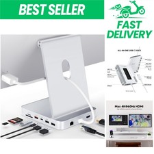 Station d'accueil iMac Minisopuru DS802PRO avec HDMI 4K et USB-C