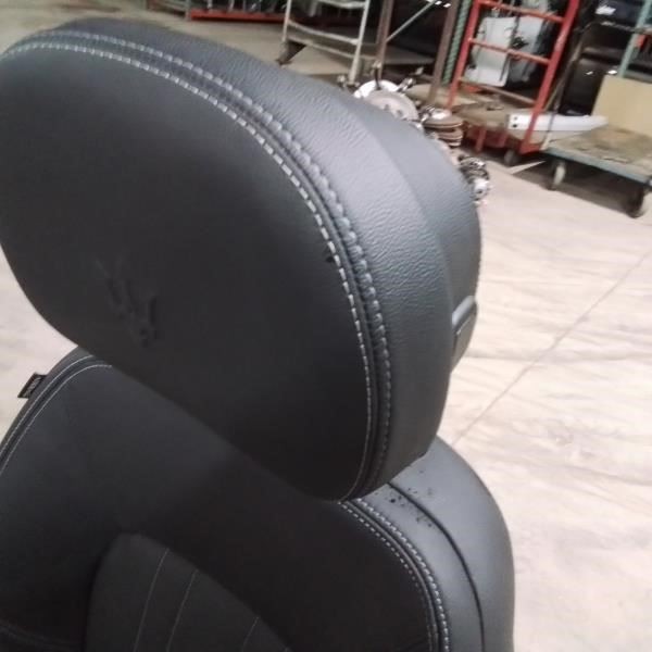 2017 MASERATI GHIBLI Black Leather Passenger Right Side Front Seat  Trim NA OEM 
