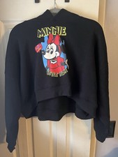 Minnie Mouse Crop Sweatshirt Size XL,New with Tags