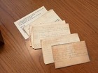 V intage wooden recipe box, 6x3x4”. Full of handwritten and clipped recipes! Old — photo 4