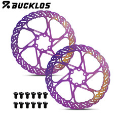 BUCKLOS Multicolour Bike Hydraulic Brake Rotor 160/180/203MM MTB Brake Rotor US