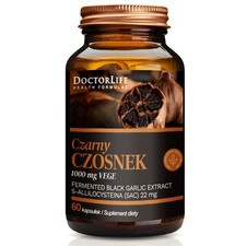 5903317644286 Doctor Life Czarny Czosnek suplement diety 60 kapsuek (P1)