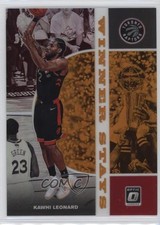2019 Panini Donruss Optic Winner Stays Orange Prizm 24/39 Kawhi Leonard #8 7xr