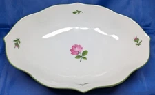 Vintage Augarten Wien 'Viennese Rose' Oval Serving Bon Bon Trinket Bowl VGC