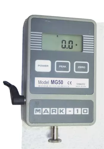 MARK-10 MG50 DIGITAL FORCE GAUGE 50 x 0.05 lb 25 x 0.02 KGF, 250X0.2N w/PWR ADPT