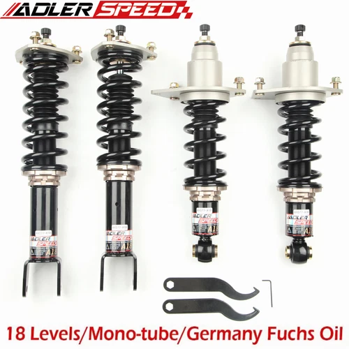 ADLERSPEED Coilovers for Mazda MX-5 Miata NC 06-14 18 Levels Adj.Height Shocks