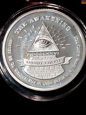 2022 2 oz The Awakening Series Ama-Gi Liberty High Relief .9999