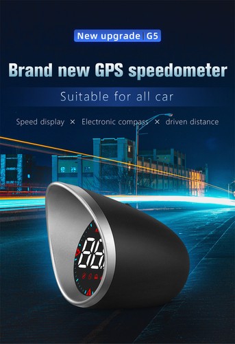 HUD GPS Head Up Display Speedometer Digital Alarm Speed Car Modification Gauge - Picture 12 of 24