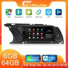8.8'' DAB+  Android 14 Autoradio CarPlay GPS Navi 8Kern für Audi A4 B8 2013-2016