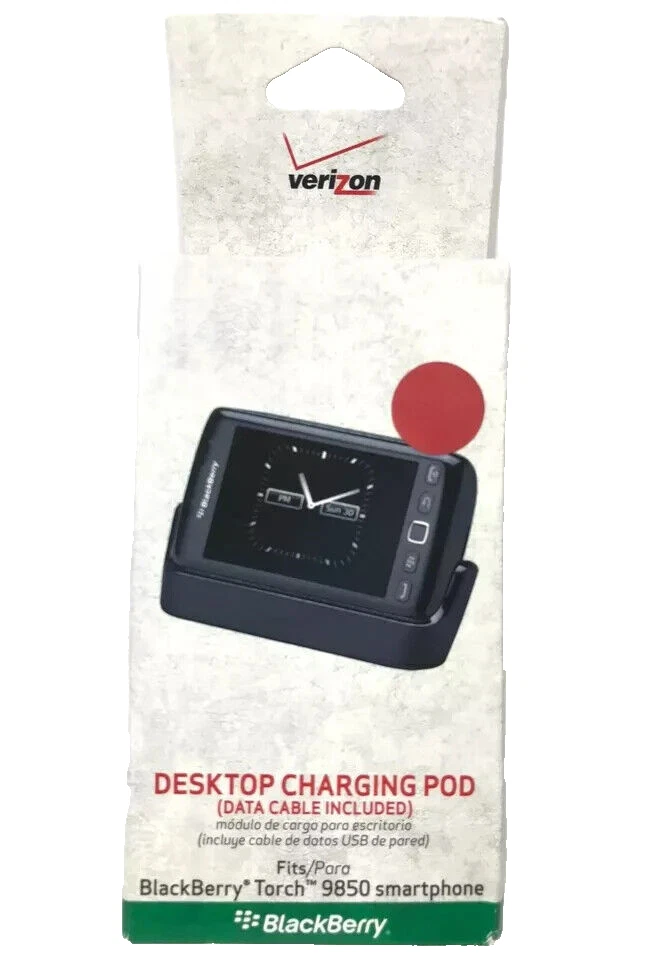 Cápsula de carga de escritorio Verizon para BlackBerry Torch 9850 Foto 2 de 4