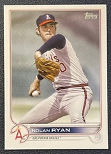 Nolan Ryan 2022 Topps Update Series #US34 Short Print Legend Photo Variation SP