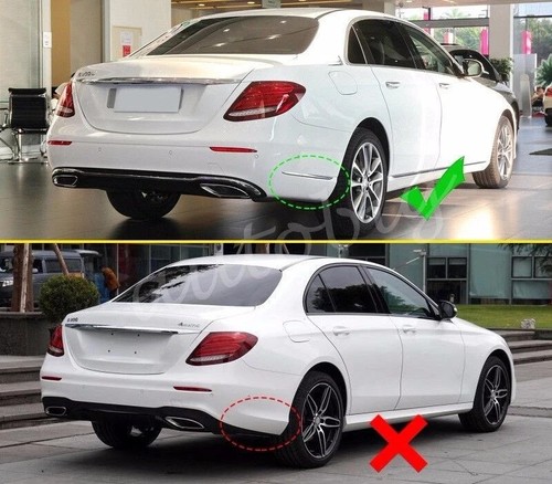 Genuine Splash Guards Mud Flaps For 2017-2023 Mercedes Benz E Class Sedan W213 - Picture 2 of 6