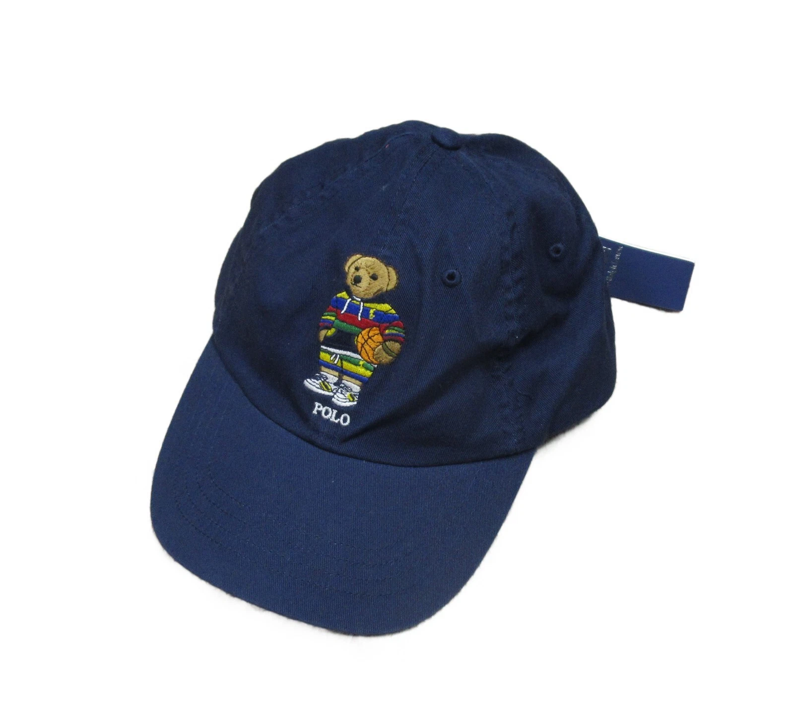 Polo Ralph Lauren Men's Navy Embroidered Polo Bear Chino Hat
