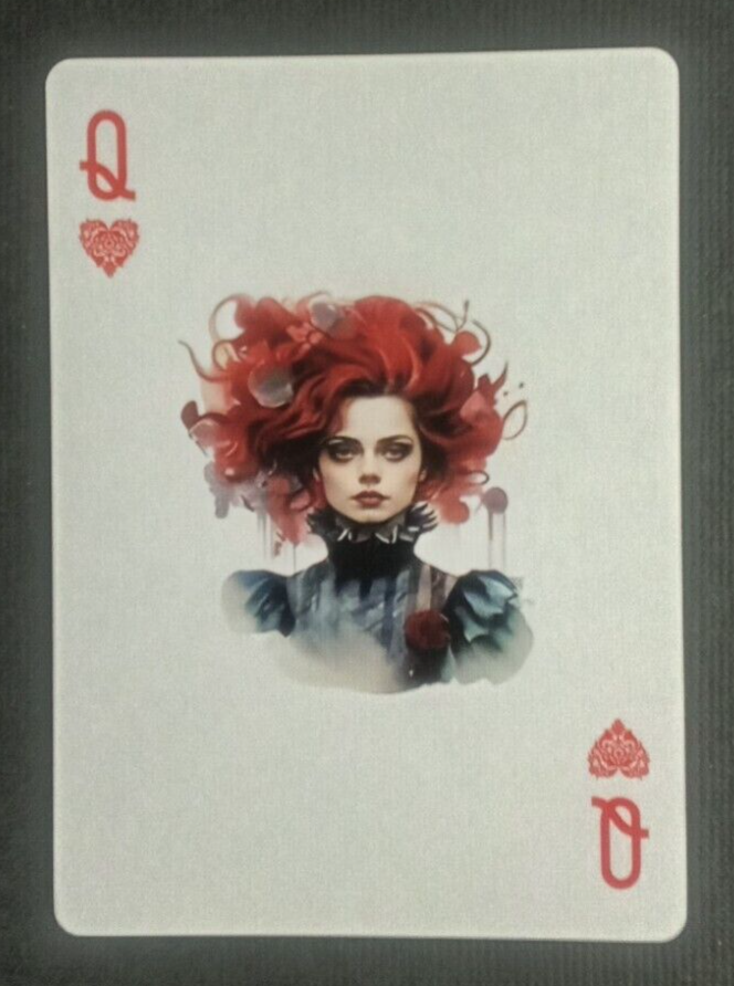 Fairy Tale Alice In Wonderland Playing Card Queen Hearts | eBay