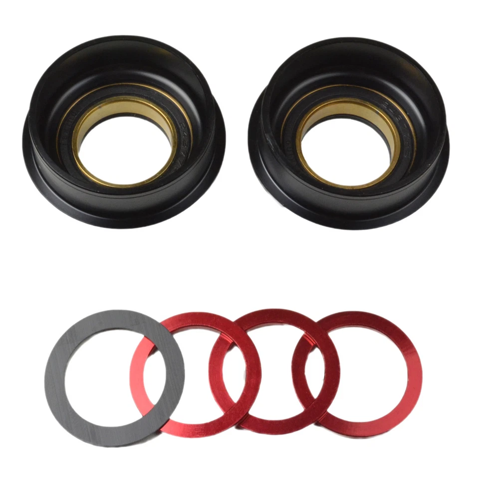 Soporte inferior OMNI Racer PressFit PF30 titanio CERÁMICA apto para SHIMANO: PF30RTBT Foto 4 de 4