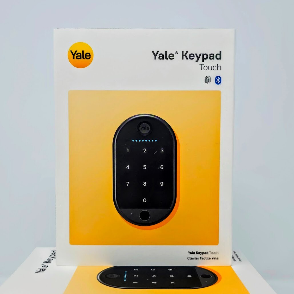 Yale Touch Fingerprint Keyless Entry Door Lock Matte Black