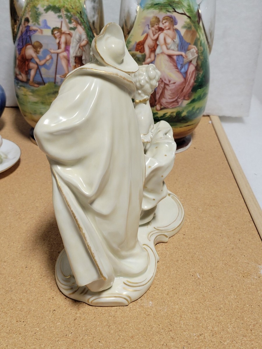 Rare Antique 1890-1896 Richard Ginori Capodimonte 9.5