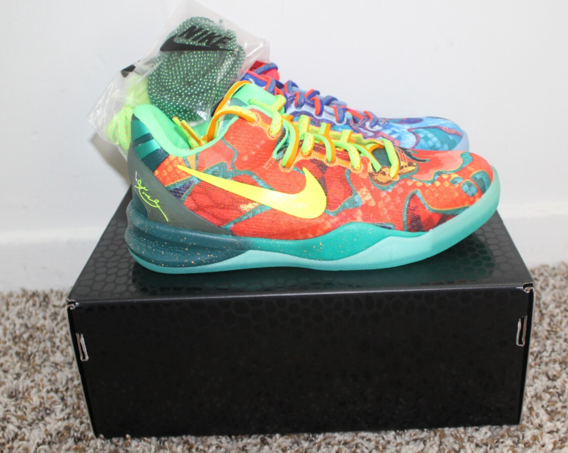 シューズ(男性用) Nike GS Kobe 8 Protro \"What The Kobe\" Nike GS Kobe 8 Protro What The Kobe? FN0266-800 Size 3.5Y-7Y